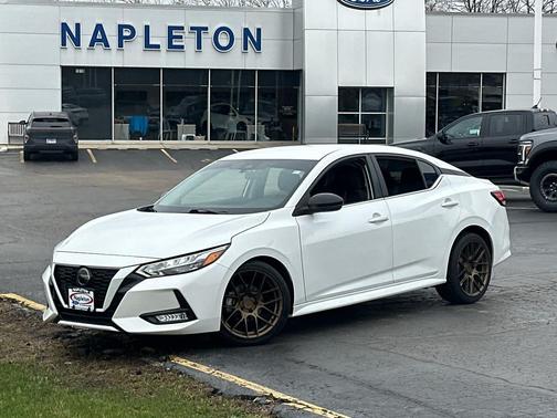 Aspen White Tricoat 2021 Nissan Sentra SR