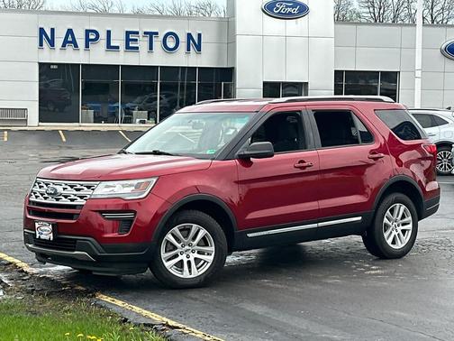 Ruby Red Metallic Tinted Clearcoat 2019 Ford Explorer XLT