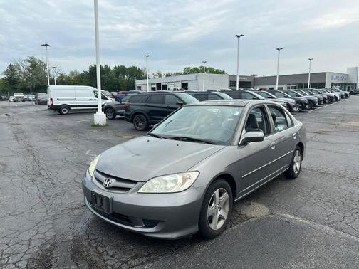 Satin Silver Metallic 2004 Honda Civic EX