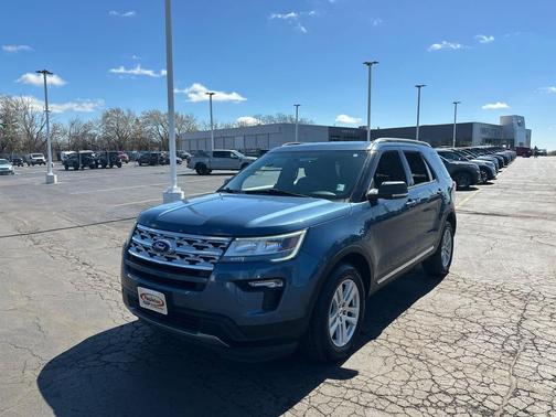 Blue Metallic 2019 Ford Explorer XLT