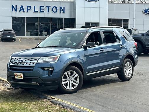 Blue Metallic 2019 Ford Explorer XLT
