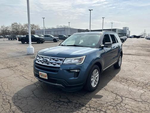 Blue Metallic 2019 Ford Explorer XLT