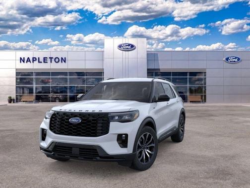Space White Metallic 2026 Ford Explorer ST-Line