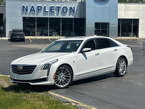 Crystal White Tricoat 2018 Cadillac CT6 3.0L Twin Turbo Luxury