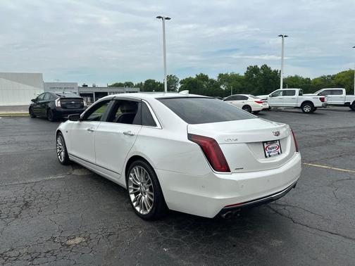 Crystal White Tricoat 2018 Cadillac CT6 3.0L Twin Turbo Luxury