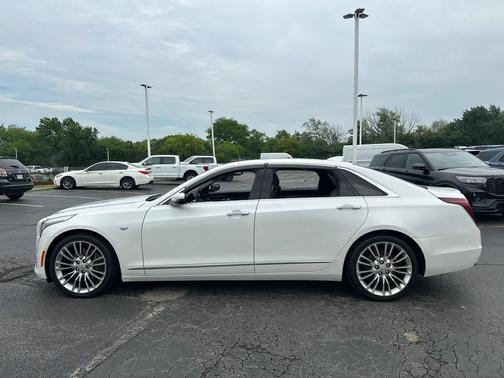Crystal White Tricoat 2018 Cadillac CT6 3.0L Twin Turbo Luxury