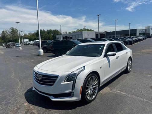 Crystal White Tricoat 2018 Cadillac CT6 3.0L Twin Turbo Luxury