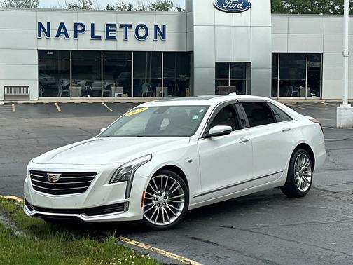 Crystal White Tricoat 2018 Cadillac CT6 3.0L Twin Turbo Luxury