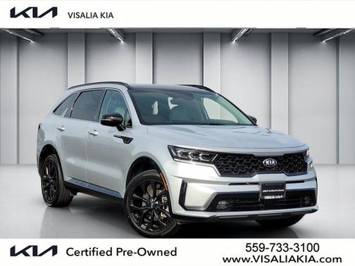 Sparkling Silver 2021 Kia Sorento SX