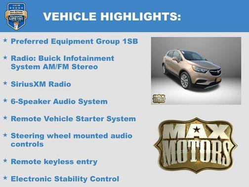 Coppertino Metallic 2019 Buick Encore Preferred