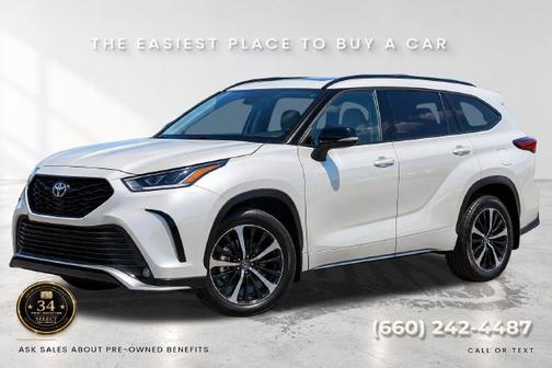 Pearl 2022 Toyota Highlander XSE