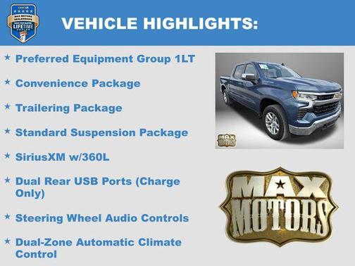 Lakeshore Blue Metallic 2024 Chevrolet Silverado 1500 LT