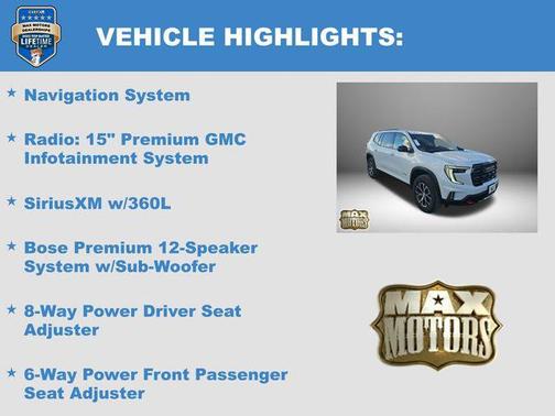 2026 GMC Acadia AT4 AWD