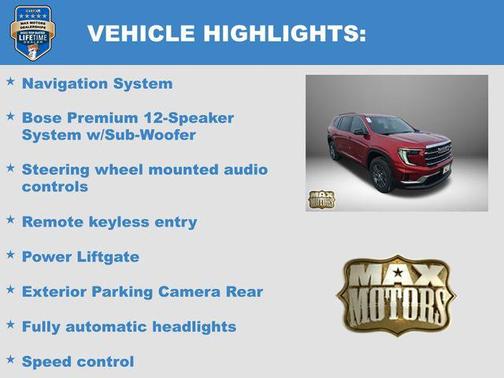 2026 GMC Acadia Elevation AWD