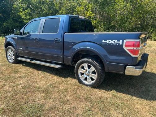 Blue 2013 Ford F-150 Lariat