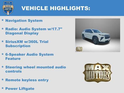2026 Chevrolet Traverse LT