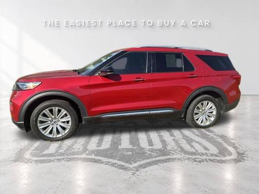 Red Metallic 2023 Ford Explorer Base