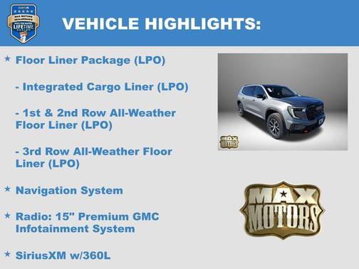 2026 GMC Acadia AT4 AWD