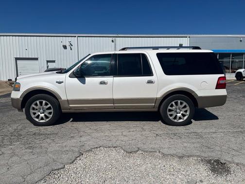 White Platinum Clearcoat Metallic 2014 Ford Expedition EL King Ranch