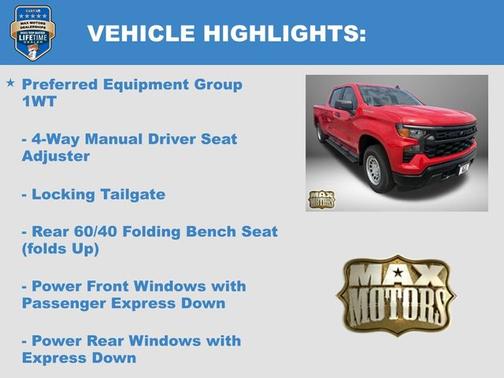 Red Hot 2026 Chevrolet Silverado 1500 WT