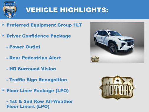2025 Chevrolet Traverse LT