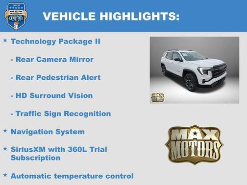 Summit White 2026 GMC Terrain AWD AT4