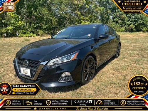 Super Black Clearcoat 2021 Nissan Altima 2.5 SR