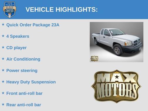 Bright White 2006 Dodge Dakota ST