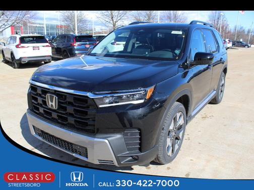 Crystal Black Pearl 2026 Honda Pilot Elite