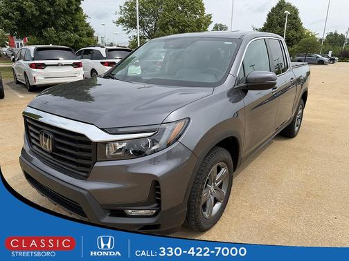 Modern Steel Metallic 2023 Honda Ridgeline RTL