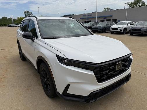 Platinum White Pearl 2025 Honda CR-V Hybrid Sport AWD