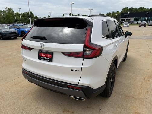 Platinum White Pearl 2025 Honda CR-V Hybrid Sport AWD