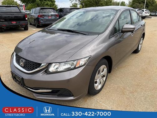 Urban Titanium Metallic 2015 Honda Civic LX