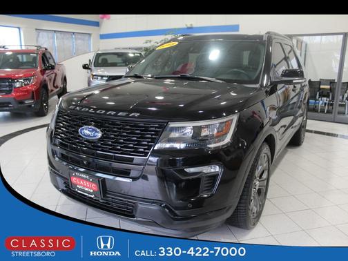 Shadow Black 2018 Ford Explorer Sport