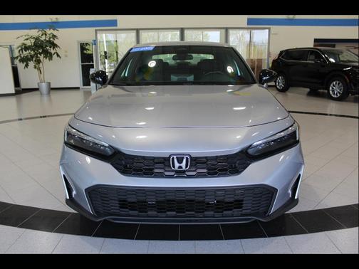 Solar Silver Metallic 2025 Honda Civic Sport