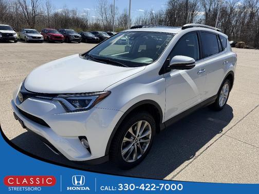 Blizzard Pearl 2017 Toyota RAV4 Limited