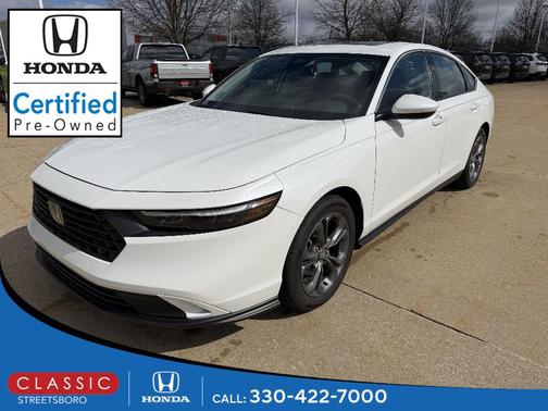 Platinum White Pearl 2023 Honda Accord EX