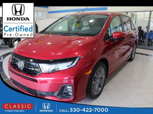 Radiant Red Metallic II 2025 Honda Odyssey Touring