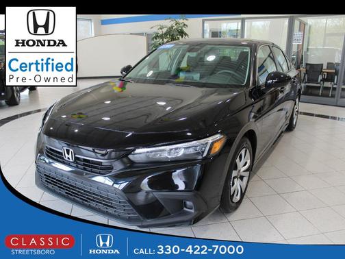 Crystal Black Pearl 2023 Honda Civic LX