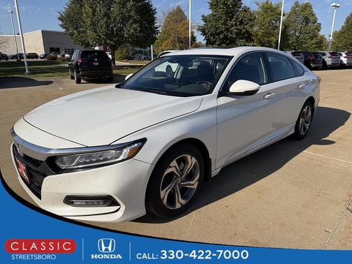 Platinum White Pearl 2018 Honda Accord EX-L 2.0T