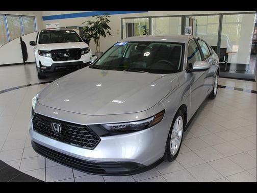 Solar Silver Metallic 2025 Honda Accord LX 1.5T