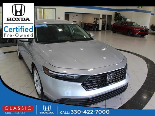 Solar Silver Metallic 2025 Honda Accord LX 1.5T