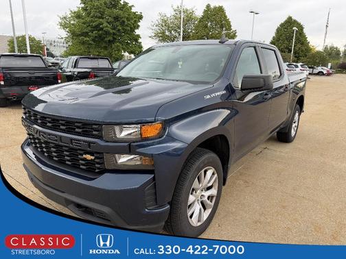 Northsky Blue Metallic 2020 Chevrolet Silverado 1500 Custom