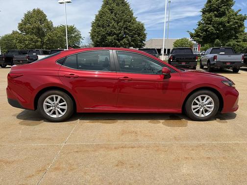 Supersonic Red 2025 Toyota Camry LE