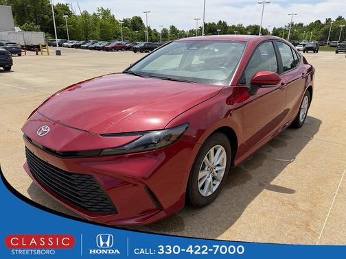 Supersonic Red 2025 Toyota Camry LE