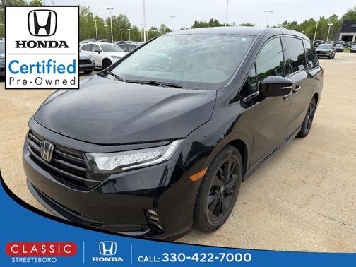 Crystal Black Pearl 2023 Honda Odyssey Sport