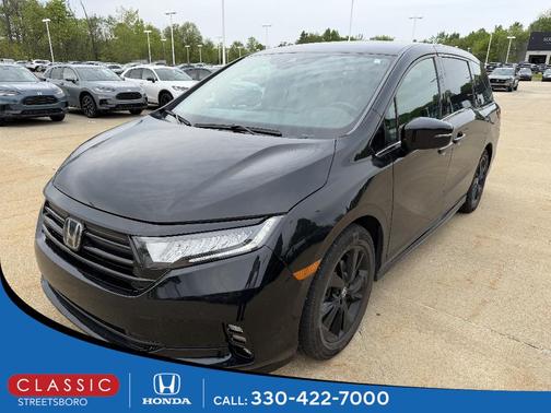Crystal Black Pearl 2023 Honda Odyssey Sport