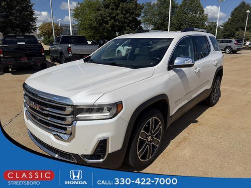 White Frost Tricoat 2021 GMC Acadia FWD SLT