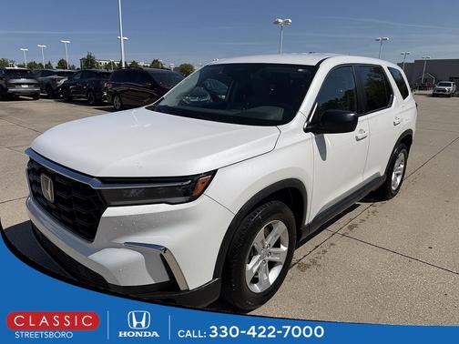 Platinum White Pearl 2023 Honda Pilot AWD LX