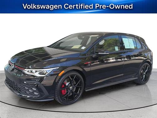 Deep Black Pearl Effect 2024 Volkswagen Golf GTI 2.0T 380 S